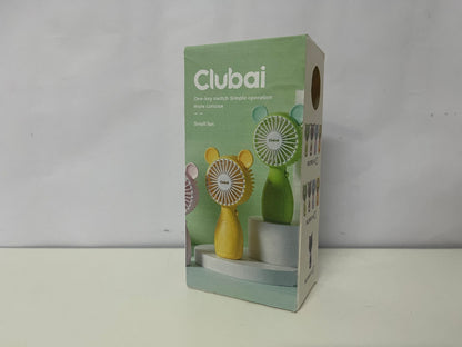 [Clubai Electric fans]-Cute Handheld Mini Fan - Portable USB Rechargeable Fan for Students & Daily Use
