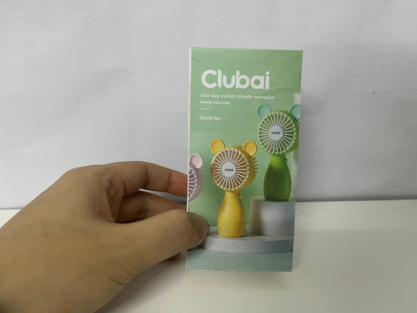 [Clubai Electric fans]-Cute Handheld Mini Fan - Portable USB Rechargeable Fan for Students & Daily Use