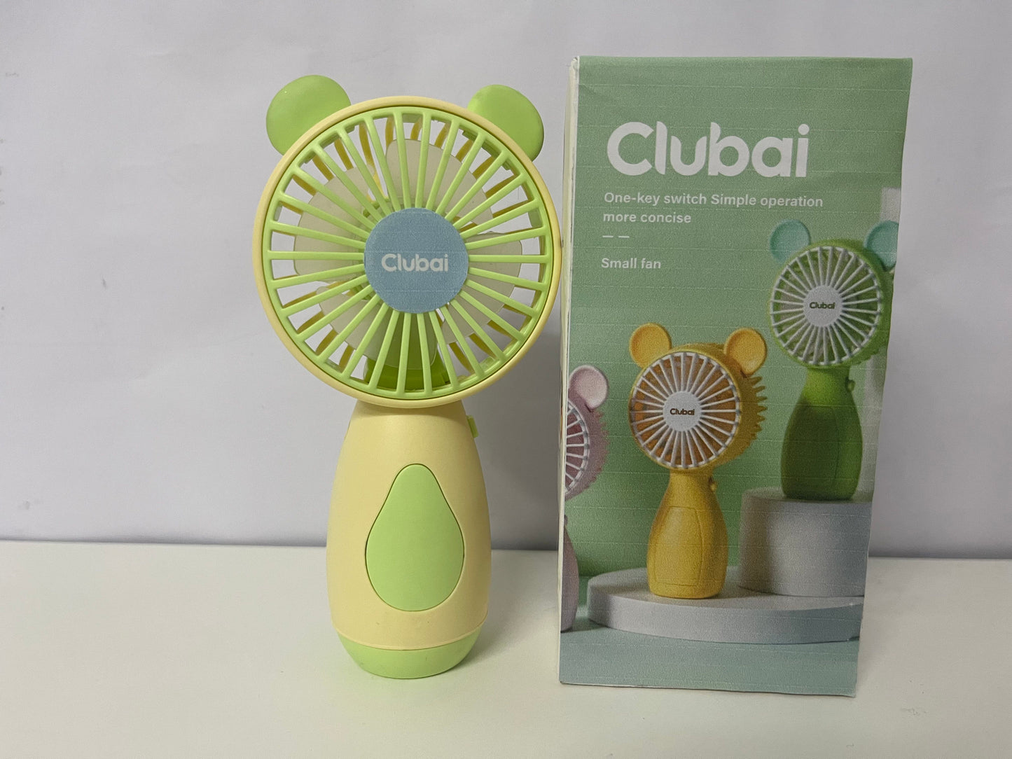 [Clubai Electric fans]-Cute Handheld Mini Fan - Portable USB Rechargeable Fan for Students & Daily Use