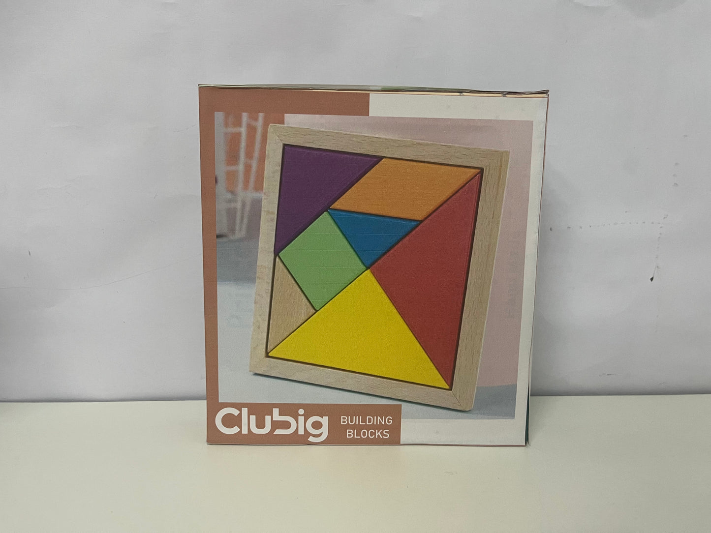 [Clubig Toy building blocks]-Wooden Tangram - Children's Educational Puzzle Toy