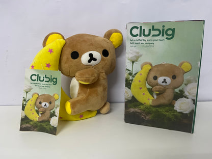 [Clubig Plush toys]-Moon Bear Plush Toy - Healing Companion Doll