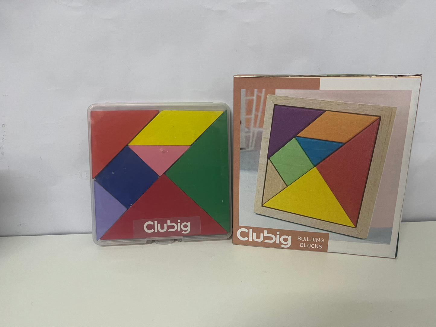 [Clubig Toy building blocks]-Wooden Tangram - Children's Educational Puzzle Toy
