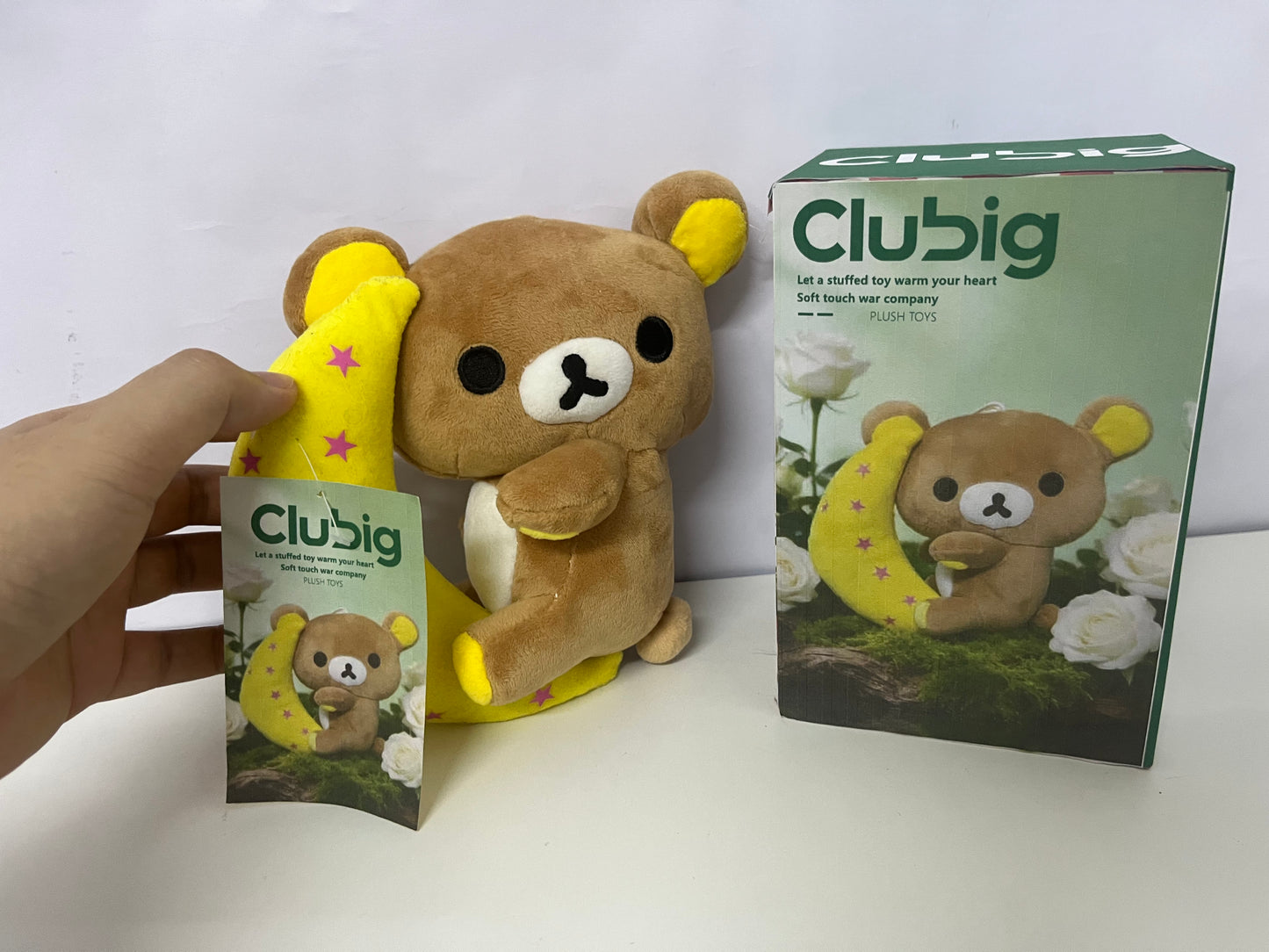 [Clubig Plush toys]-Moon Bear Plush Toy - Healing Companion Doll