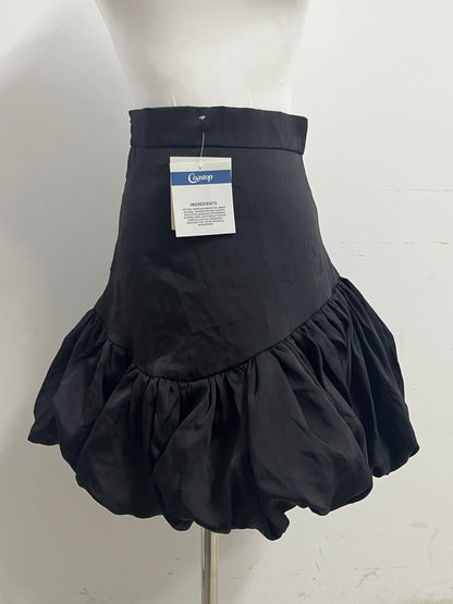 【Coastop Black Ruffled Puff Skirt】—— Stylish & Playful Wardrobe Essential