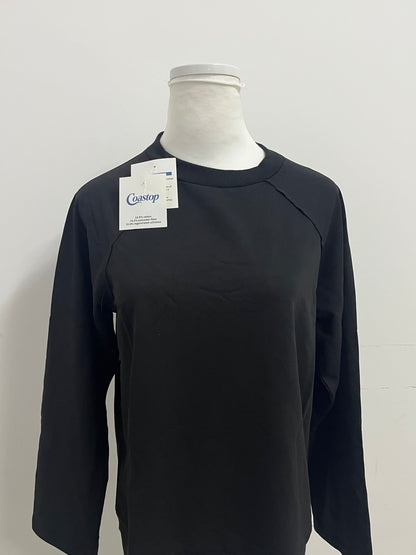 【Coastop Black Raglan Long-Sleeve T-shirt】—— Stylish & Comfortable Daily Wear