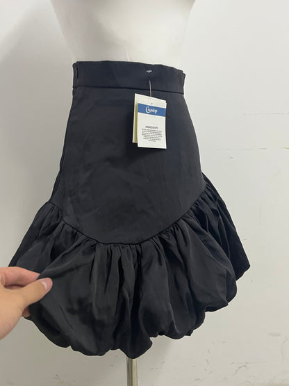 【Coastop Black Ruffled Puff Skirt】—— Stylish & Playful Wardrobe Essential