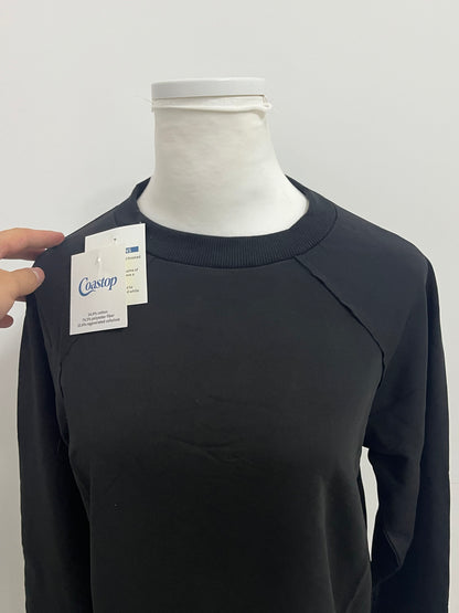 【Coastop Black Raglan Long-Sleeve T-shirt】—— Stylish & Comfortable Daily Wear