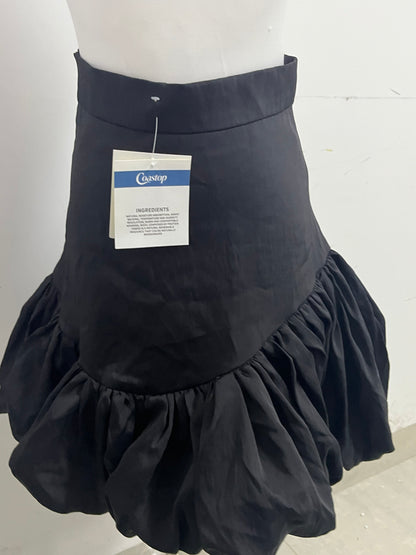 【Coastop Black Ruffled Puff Skirt】—— Stylish & Playful Wardrobe Essential