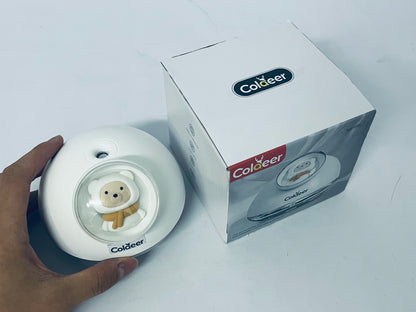 Coldeer Humidifiers Large Capacity 500ml humidifier, 25db Ultra Mute Humidifier. for Bedroom Living room Office, Nano Fine Mist with Color Changing Night Light for Baby Room Kids Room