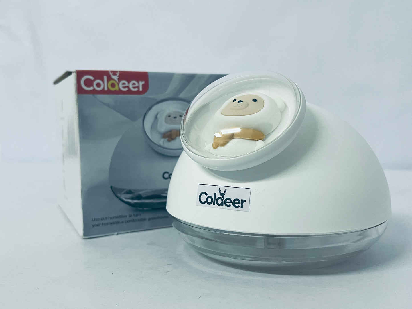 Coldeer Humidifiers Large Capacity 500ml humidifier, 25db Ultra Mute Humidifier. for Bedroom Living room Office, Nano Fine Mist with Color Changing Night Light for Baby Room Kids Room