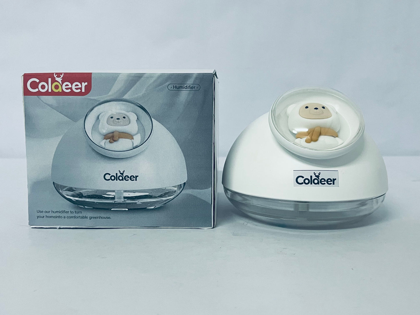Coldeer Humidifiers Large Capacity 500ml humidifier, 25db Ultra Mute Humidifier. for Bedroom Living room Office, Nano Fine Mist with Color Changing Night Light for Baby Room Kids Room