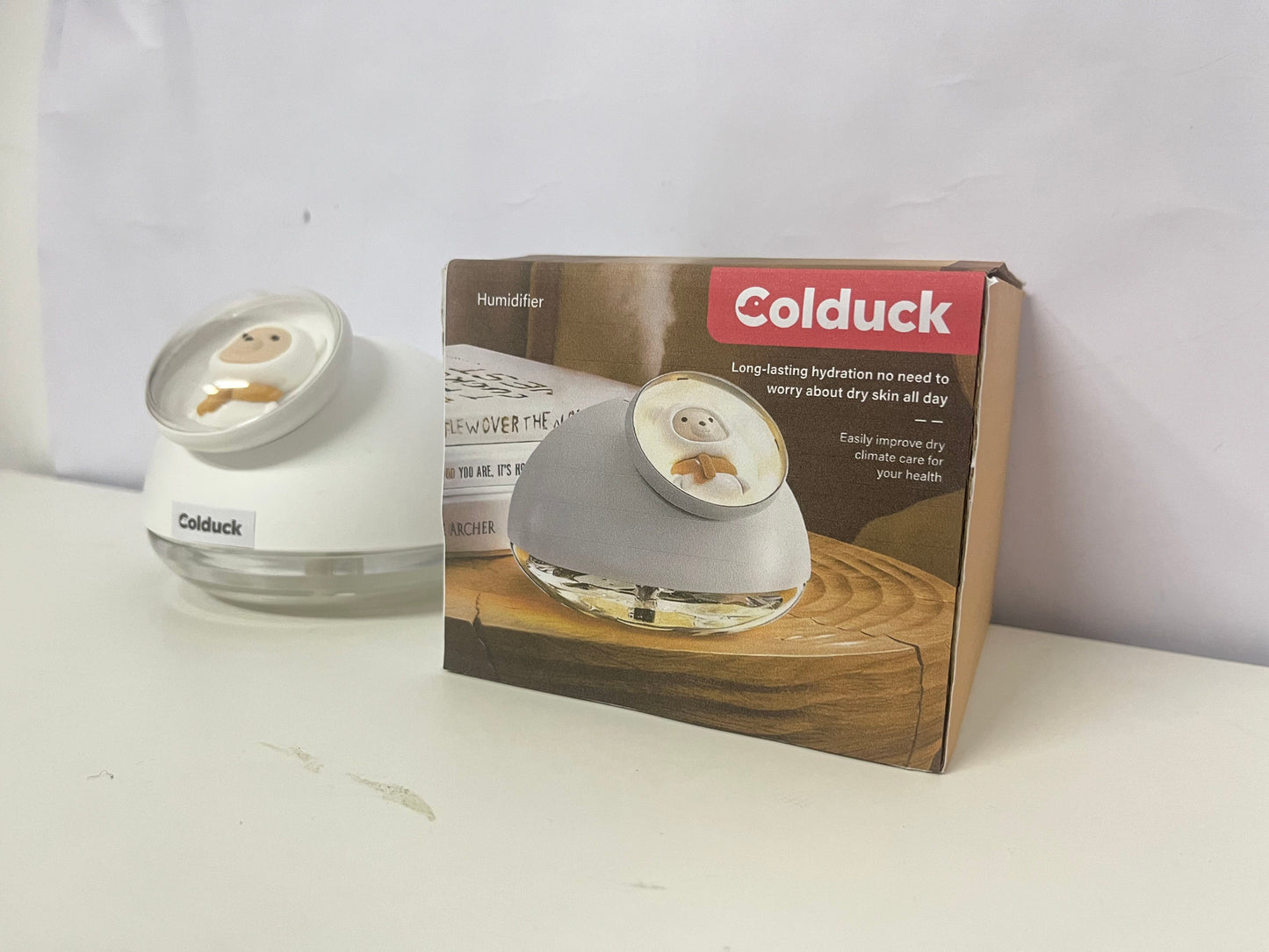 Colduck Cute Sheep Humidifier Fine Mist Quiet Humidification A Nourishing Air Pet for Home and Office