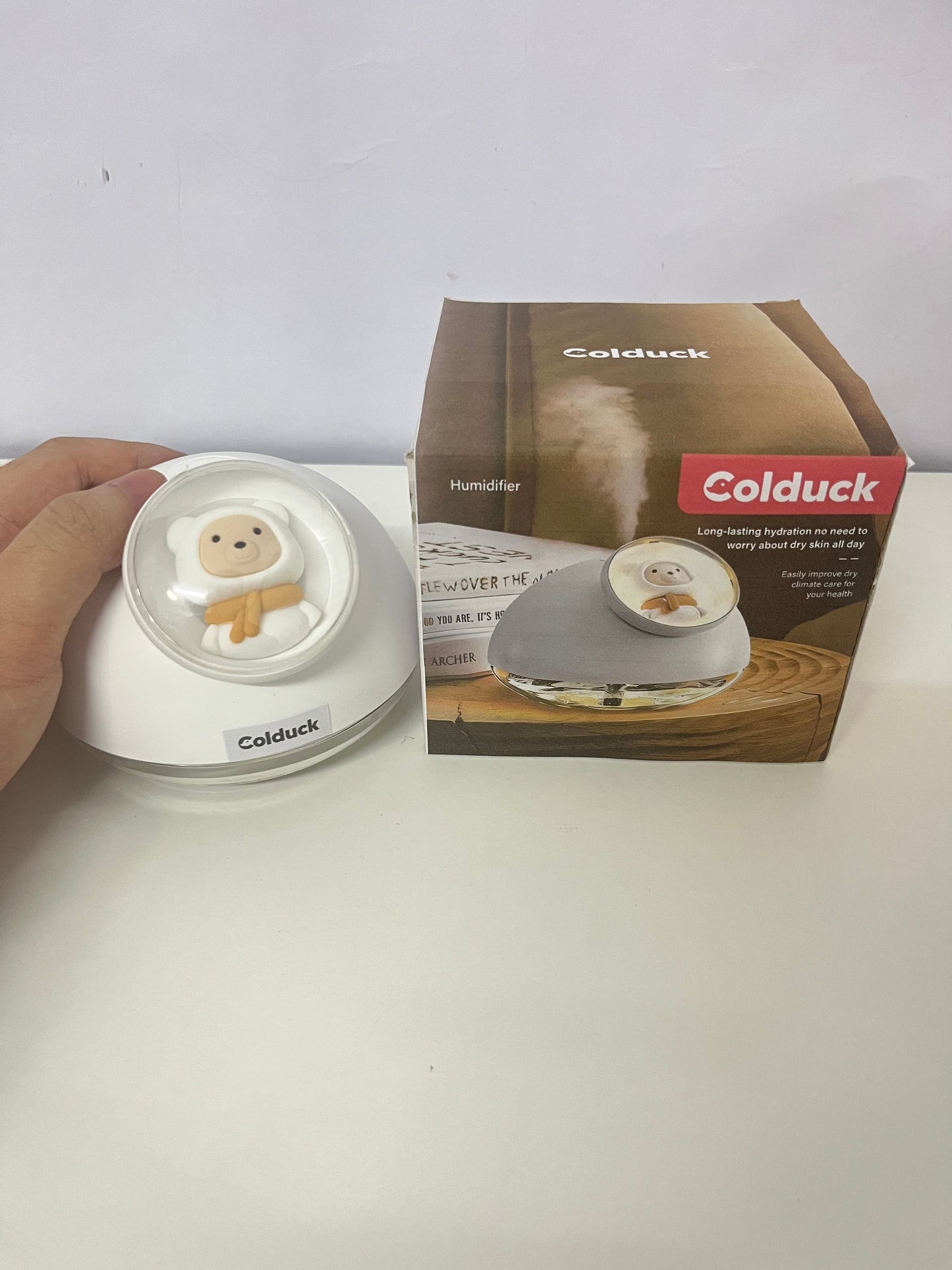 Colduck Cute Sheep Humidifier Fine Mist Quiet Humidification A Nourishing Air Pet for Home and Office