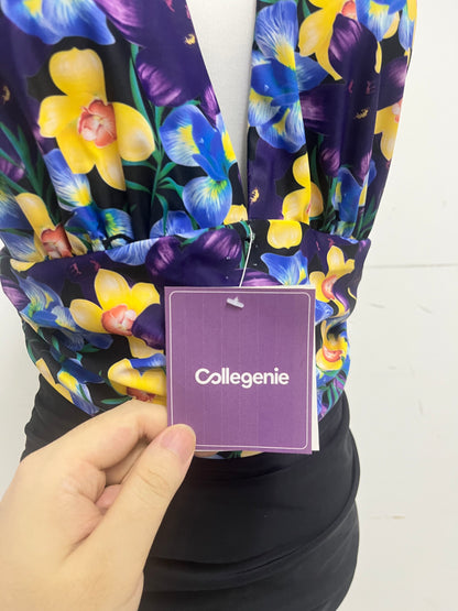 【Collegenie Floral Halter Swimsuit】——Vibrant & Stylish Swimwear for Summer