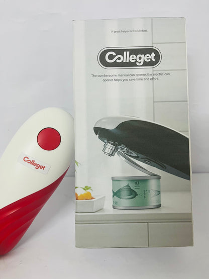 Colleget Kitchen Solution 2.0 Electric Can Opener, opens can with one touch of button, for seniors or arthritis