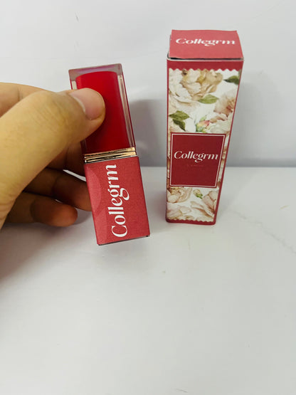 Collegrm Cherry & Carrot Color-Changing Lipstick – Ultra Moisturizing, Hydrating & Nourishing Tinted Lip Care for Dry, Chapped Lips | Long-Lasting, Vegan & Cruelty-Free (#Cherry)