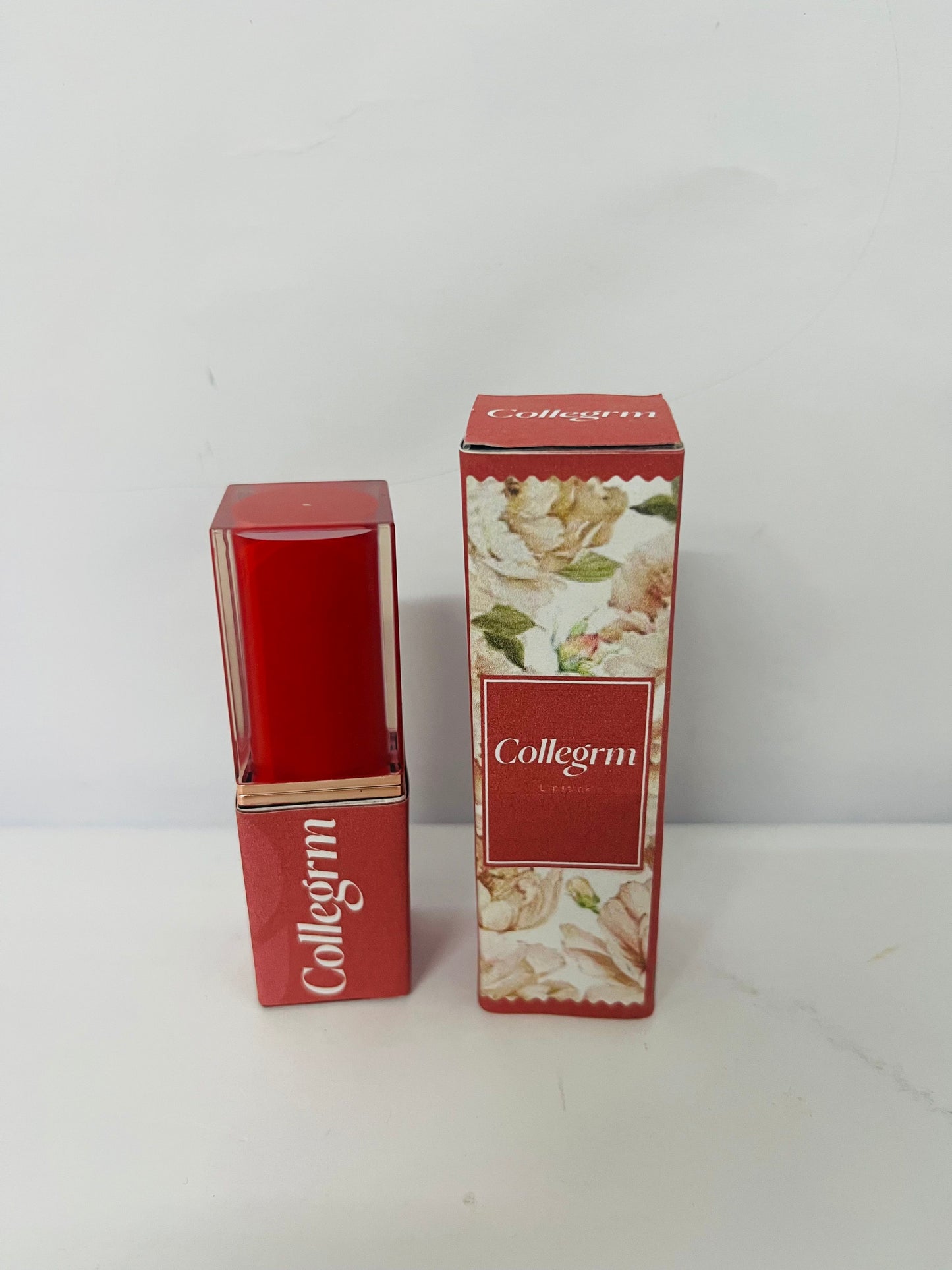 Collegrm Cherry & Carrot Color-Changing Lipstick – Ultra Moisturizing, Hydrating & Nourishing Tinted Lip Care for Dry, Chapped Lips | Long-Lasting, Vegan & Cruelty-Free (#Cherry)