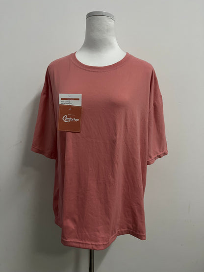 Comfortop Oversized Tshirts for Women Loose Fit Summer Tunic Tops Soft Cotton Short Sleeve Boxy Tee