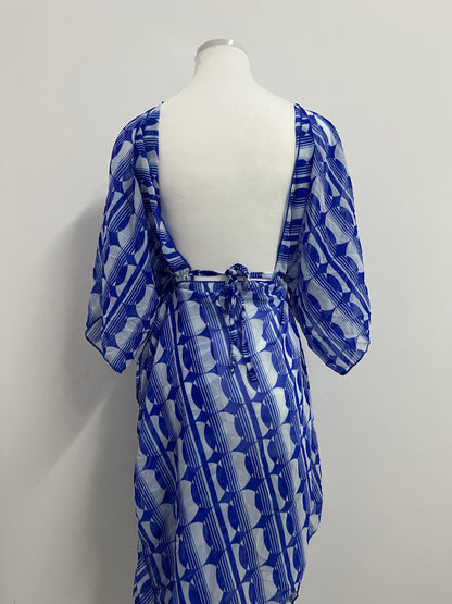 Comfortop Womens Caftan Plus Size Kaftans Casual Round Neck Caftans Long Soft Beach Maxi Dress for Summer