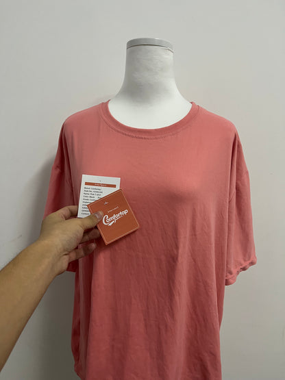 Comfortop Oversized Tshirts for Women Loose Fit Summer Tunic Tops Soft Cotton Short Sleeve Boxy Tee