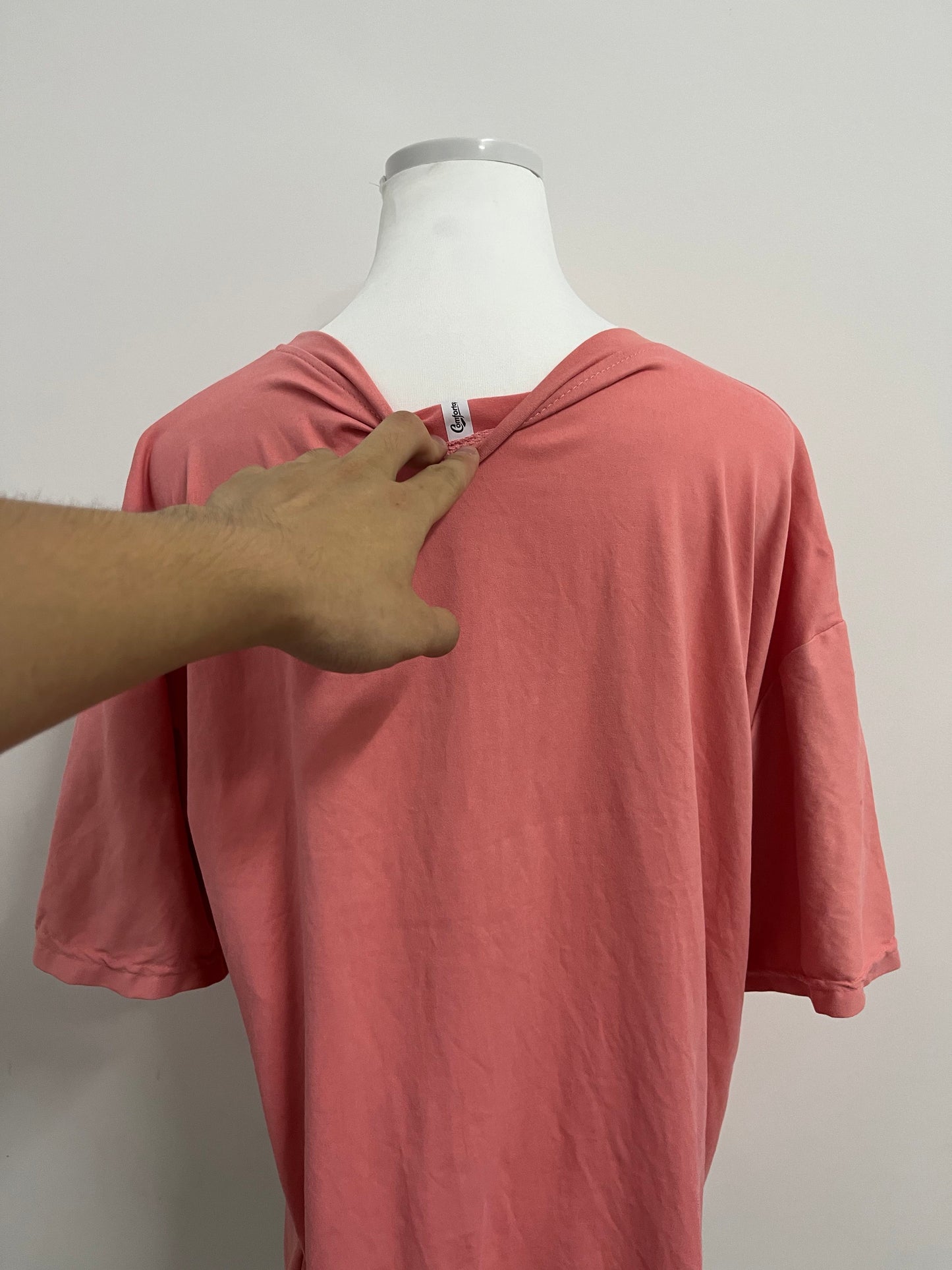 Comfortop Oversized Tshirts for Women Loose Fit Summer Tunic Tops Soft Cotton Short Sleeve Boxy Tee