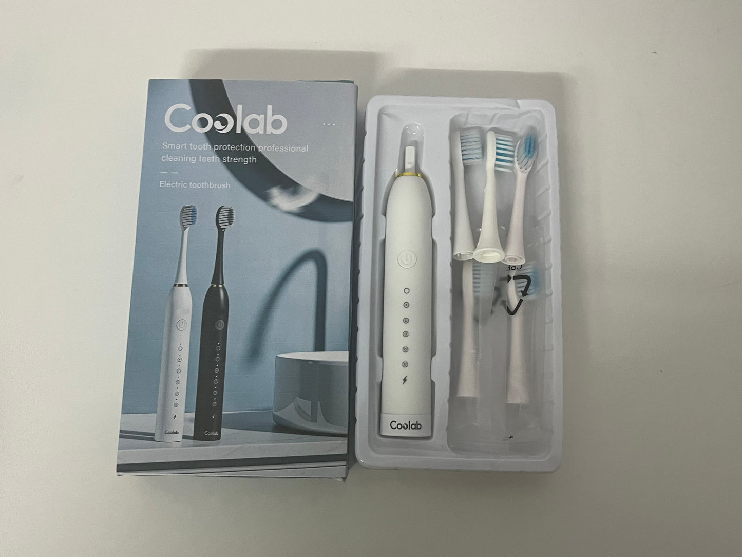[Coolab Electrical toothbrushes]——Coolab Smart Gum Care Electric Toothbrush - 5 Modes Adult Soft Bristle Toothbrush