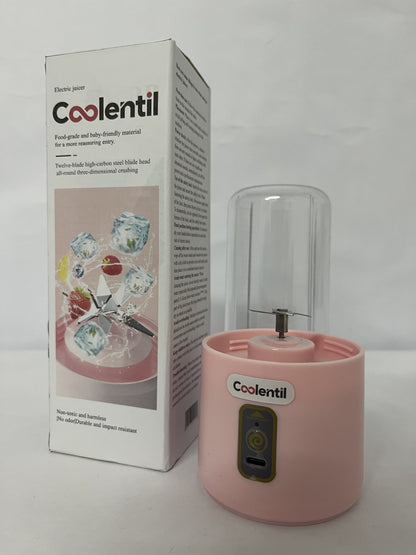 Coolentil Mini Blender Outdoor Large Capacity Battery Easy Juicer Machine
