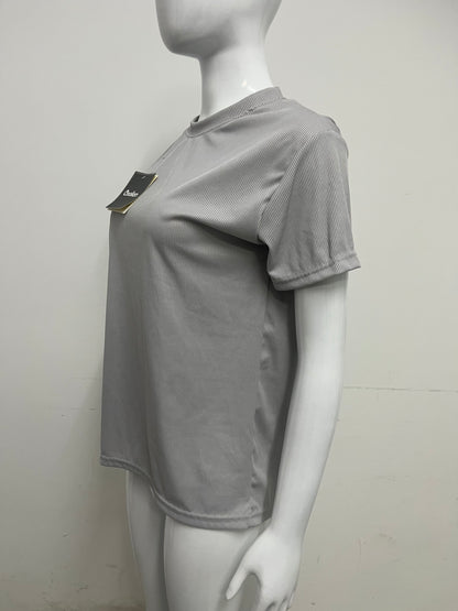 【Coolion Ribbed Crew Neck T-Shirt】—— Minimalist Comfort for Everyday Wear