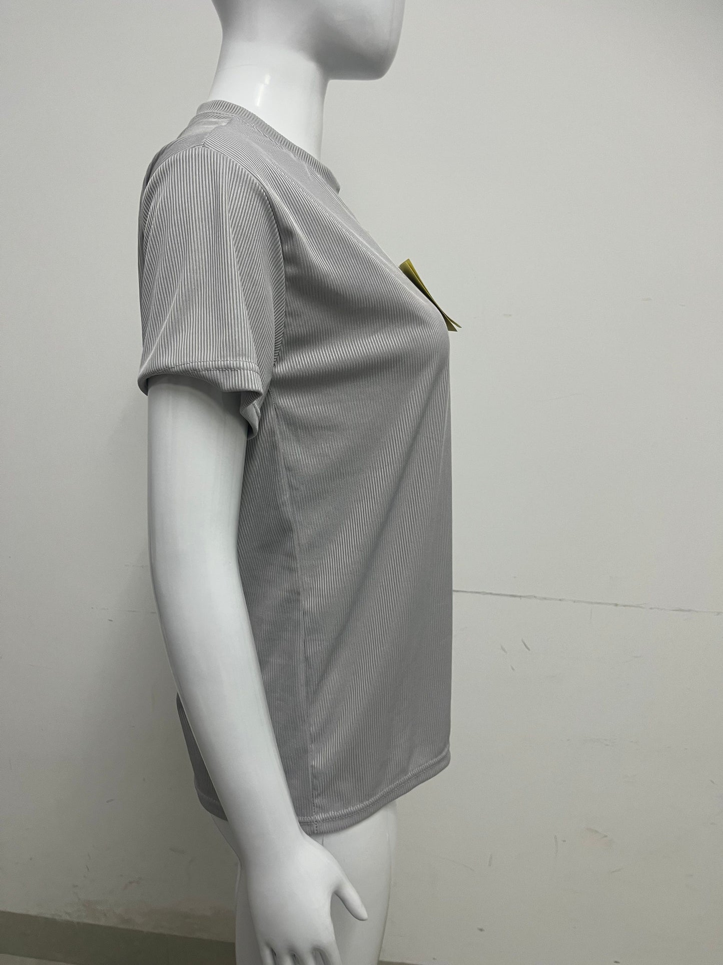 【Coolion Ribbed Crew Neck T-Shirt】—— Minimalist Comfort for Everyday Wear