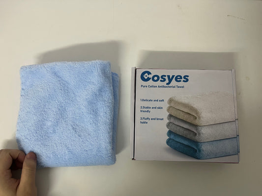 Cosyes Washcloths, Exercise Fitness, Sports, Swimming, Workout Sweat Towels, Soft and Fast-Drying Yoga Towels for Home Gym (Blue)