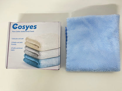 Cosyes Washcloths, Exercise Fitness, Sports, Swimming, Workout Sweat Towels, Soft and Fast-Drying Yoga Towels for Home Gym (Blue)