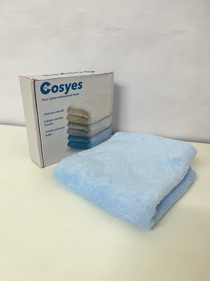 Cosyes Washcloths, Exercise Fitness, Sports, Swimming, Workout Sweat Towels, Soft and Fast-Drying Yoga Towels for Home Gym (Blue)