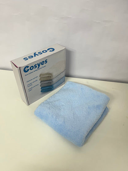 Cosyes Washcloths, Exercise Fitness, Sports, Swimming, Workout Sweat Towels, Soft and Fast-Drying Yoga Towels for Home Gym (Blue)