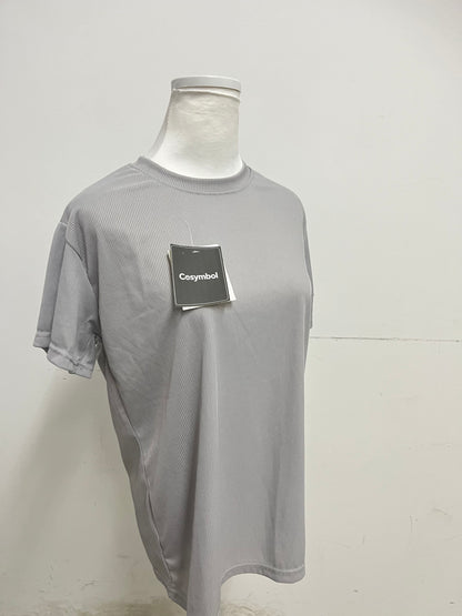 Cosymbol Ribbed Texture T-Shirt Smooth & Skin-Friendly Minimalist & Versatile A Comfortable Textured Choice for Daily Styling