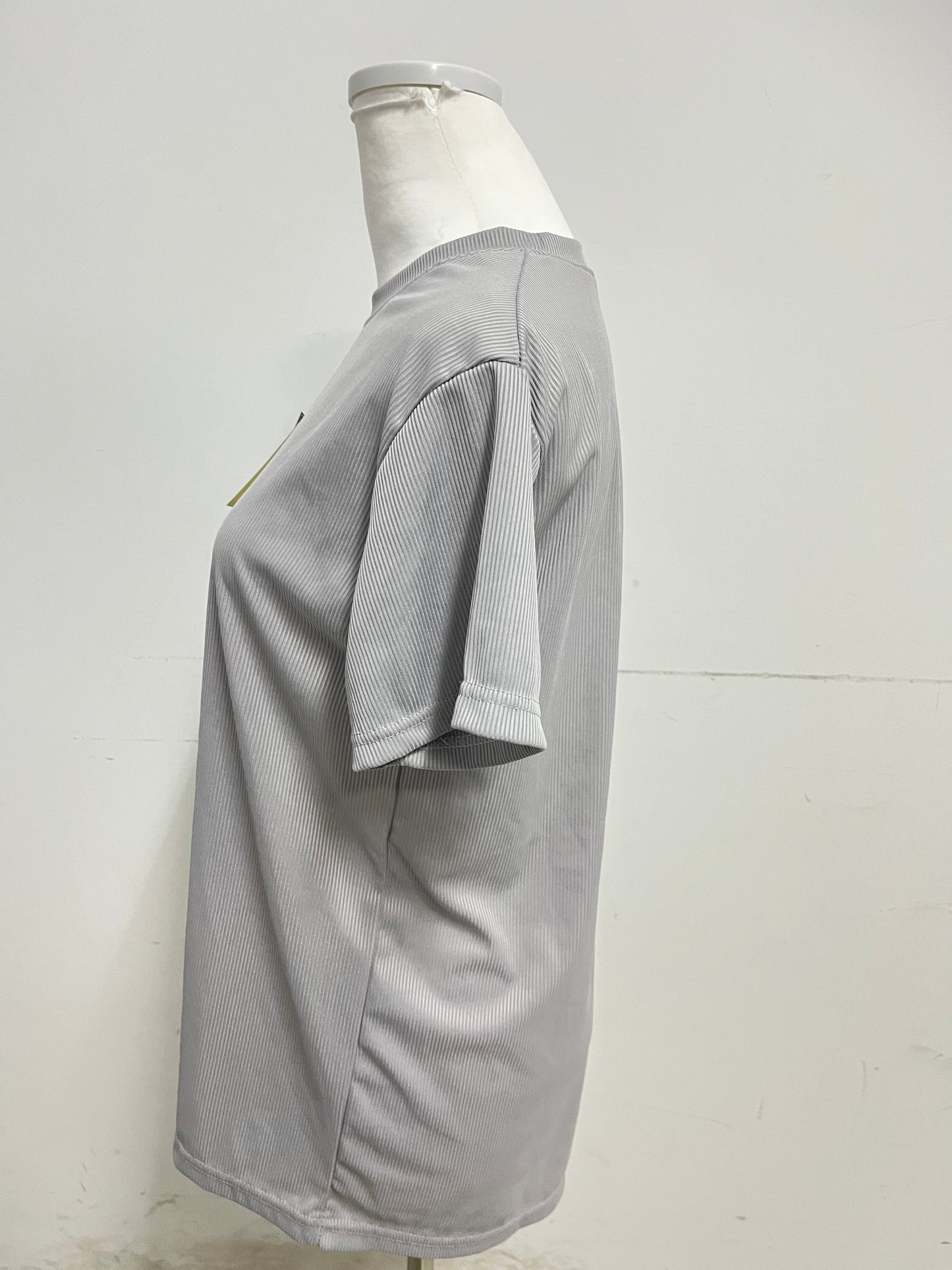 Cosymbol Ribbed Texture T-Shirt Smooth & Skin-Friendly Minimalist & Versatile A Comfortable Textured Choice for Daily Styling