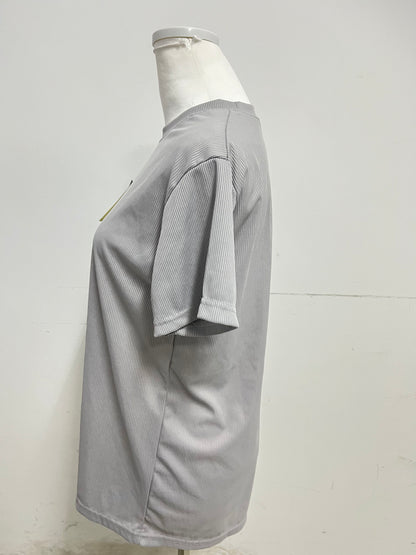 Cosymbol Ribbed Texture T-Shirt Smooth & Skin-Friendly Minimalist & Versatile A Comfortable Textured Choice for Daily Styling