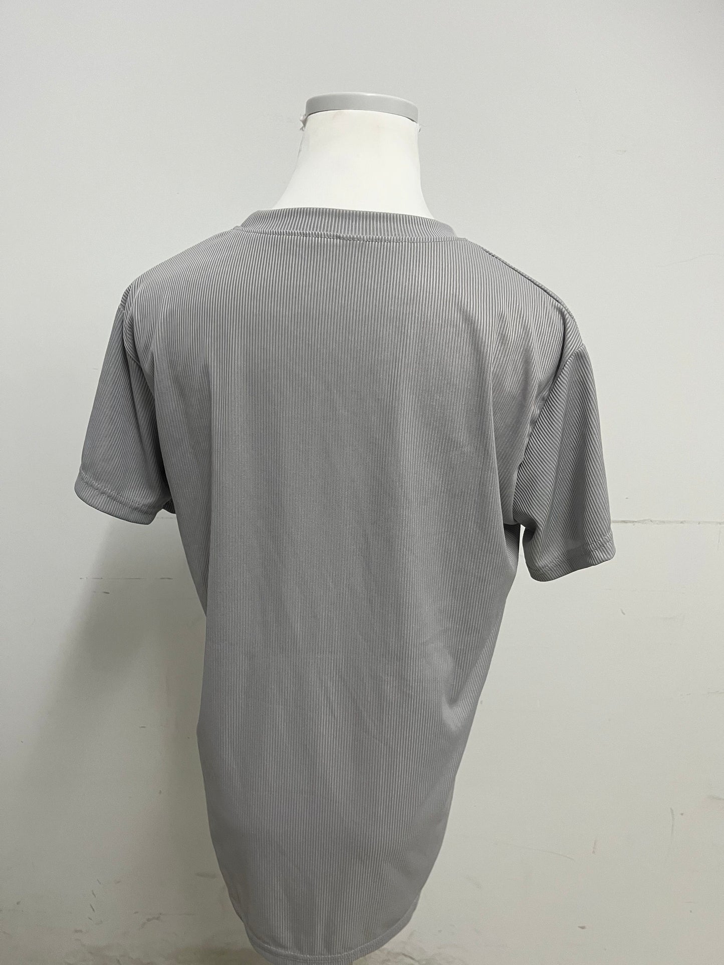 Cosymbol Ribbed Texture T-Shirt Smooth & Skin-Friendly Minimalist & Versatile A Comfortable Textured Choice for Daily Styling