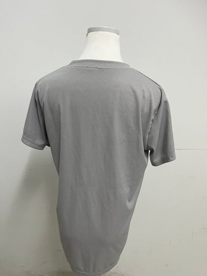 Cosymbol Ribbed Texture T-Shirt Smooth & Skin-Friendly Minimalist & Versatile A Comfortable Textured Choice for Daily Styling