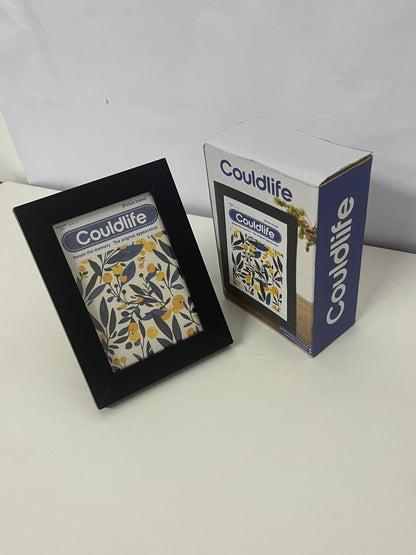 Couldlife Literary Plant Print Picture Frame - Minimalist Black Frame Desktop Decor Frame