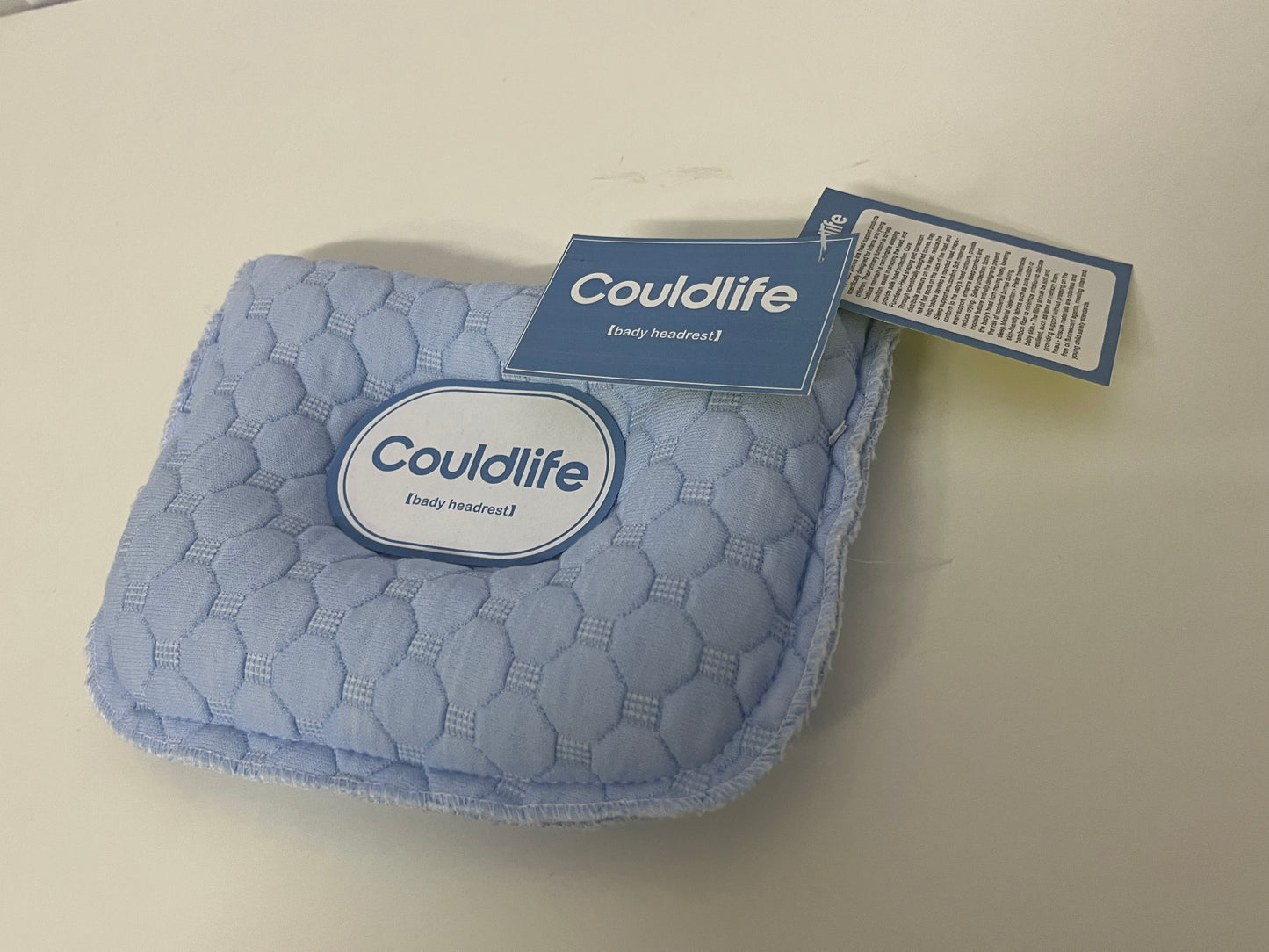 Couldlife Baby Headrest Pillow - Newborn Anti-Flat Head Breathable Neck Support Pillow
