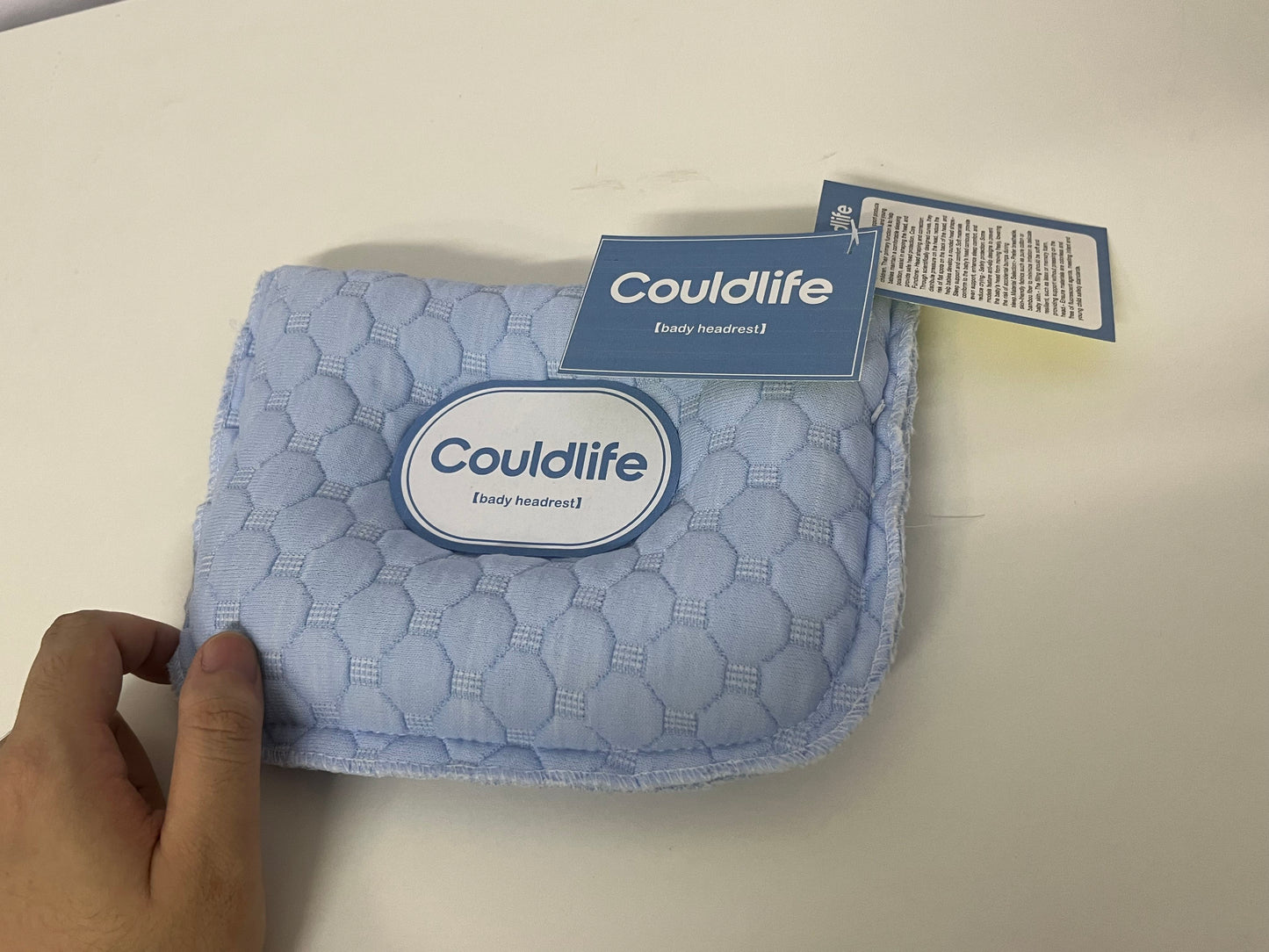 Couldlife Baby Headrest Pillow - Newborn Anti-Flat Head Breathable Neck Support Pillow