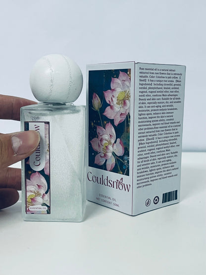 Couldsnow Vintage Rose Woody Perfume for Women, Long-Lasting Natural Light Scent, Niche High-End Floral Fruity Fragrance with Retro Bottle Design