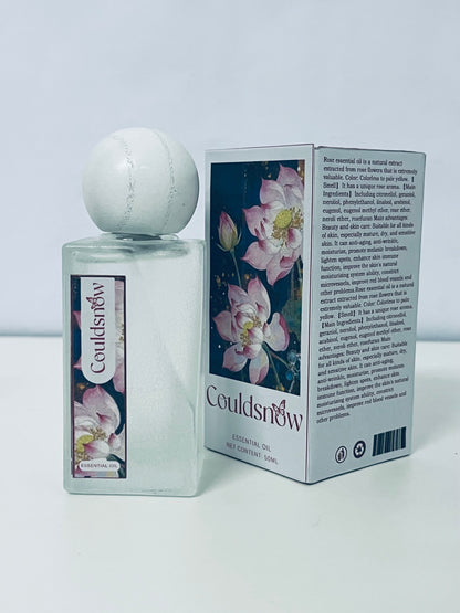 Couldsnow Vintage Rose Woody Perfume for Women, Long-Lasting Natural Light Scent, Niche High-End Floral Fruity Fragrance with Retro Bottle Design