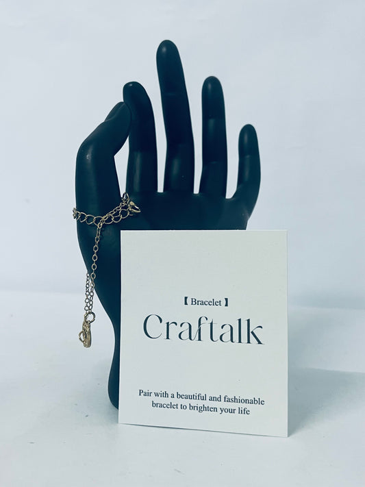 Craftalk Hollow Circle Double-Layer Bracelet, Niche Design Gold Jewelry, Daily Wear Light Luxury Elegant Accessory