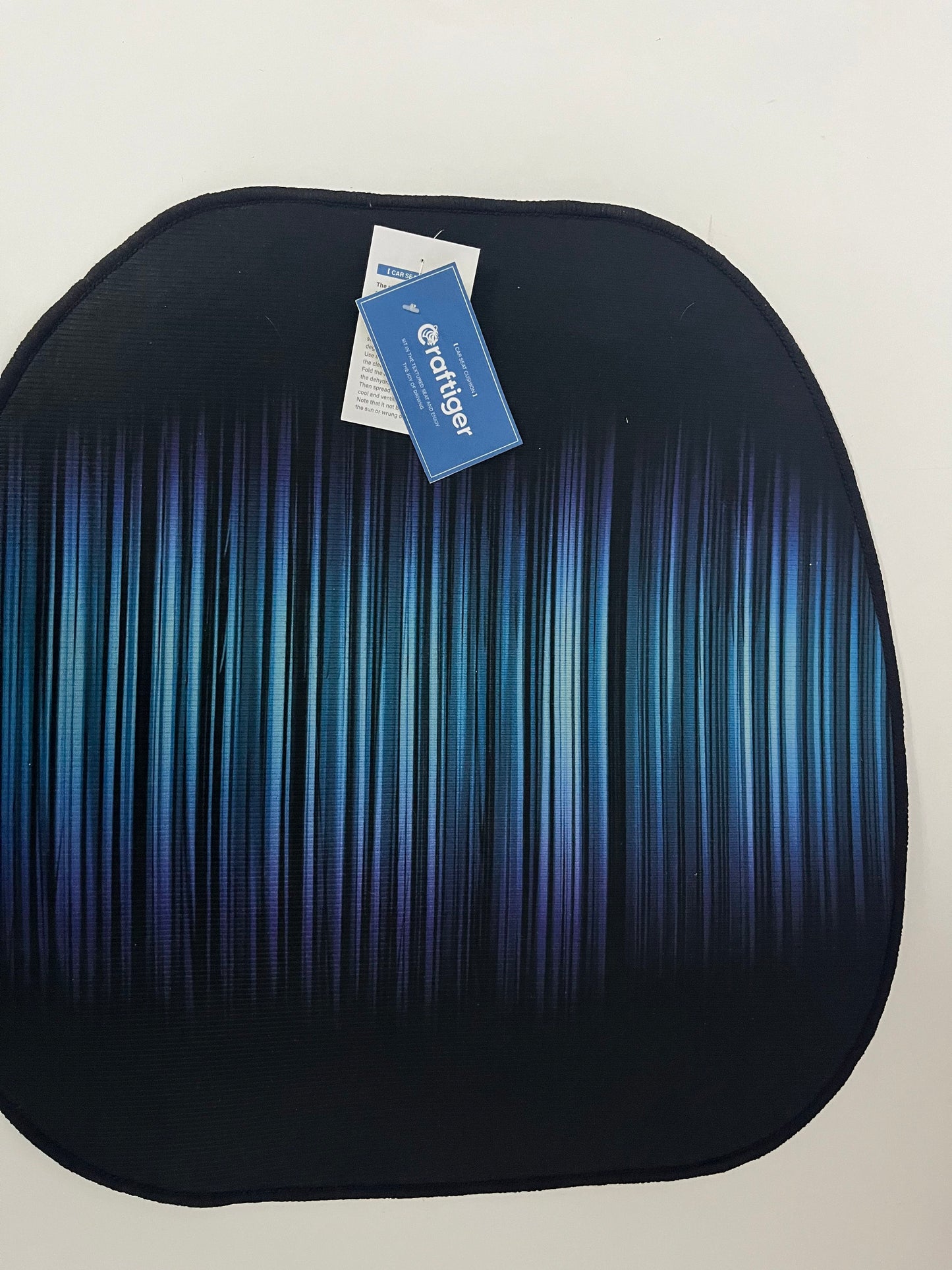 Craftiger Gradient Blue Pattern Car Seat Cushion Breathable & Comfortable A Stylish & Practical Item for Car Interiors