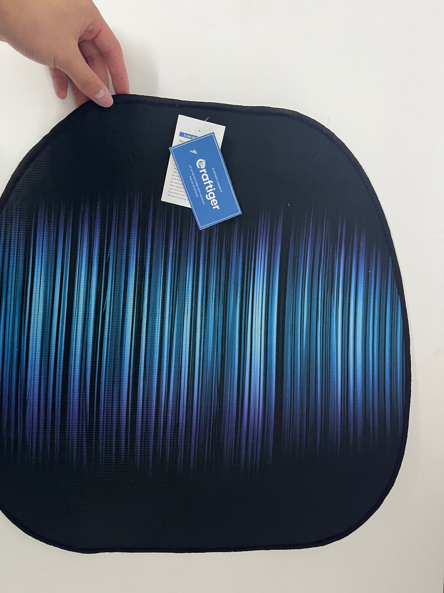 Craftiger Gradient Blue Pattern Car Seat Cushion Breathable & Comfortable A Stylish & Practical Item for Car Interiors