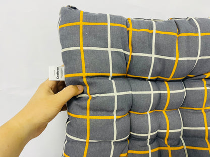 Craftree Bohemian Soft Patio Chair Pads Indoor Office Home Kitchen Square Dining Chair Cushion Pillow CAI Grid