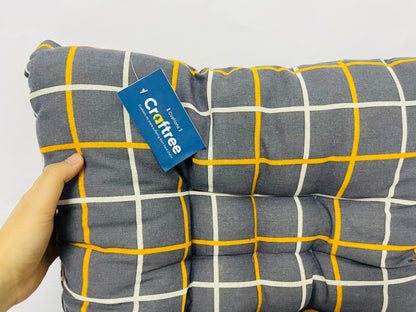 Craftree Bohemian Soft Patio Chair Pads Indoor Office Home Kitchen Square Dining Chair Cushion Pillow CAI Grid