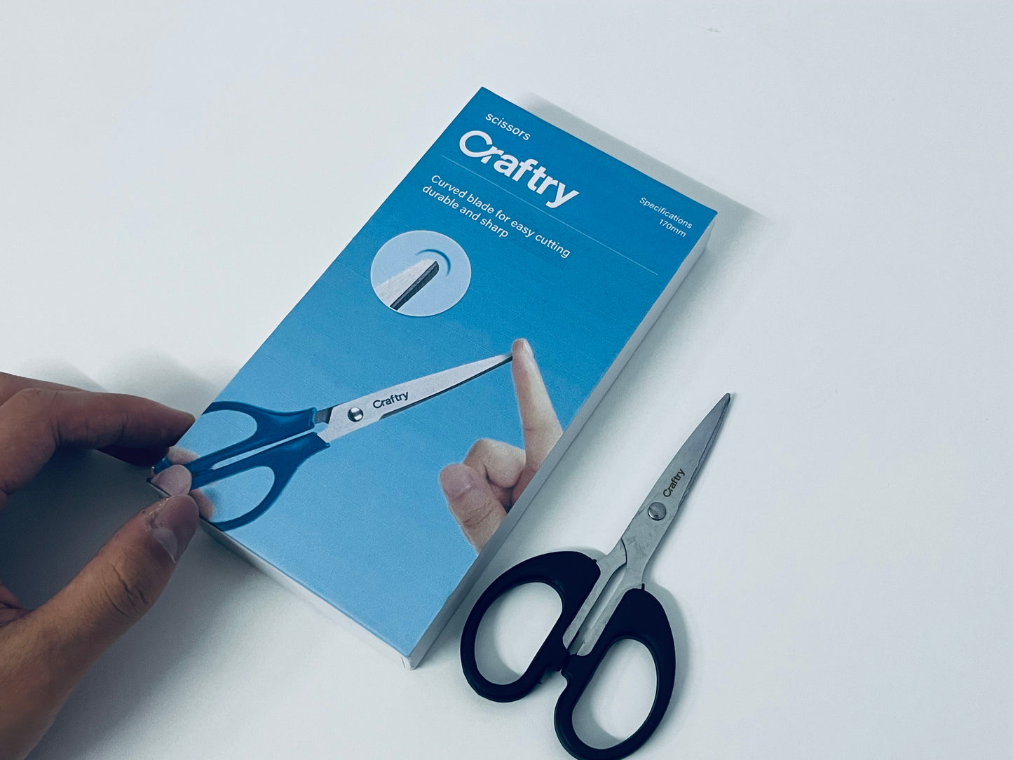 Craftry Curved Blade Craft Scissors (170mm)