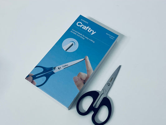 Craftry Curved Blade Craft Scissors (170mm)
